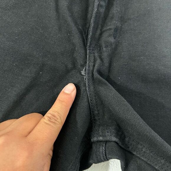 Carhartt Black Work Shorts | Size 38 (Altered from 40) | Rugged Canvas Carpenter - Picture 5 of 15